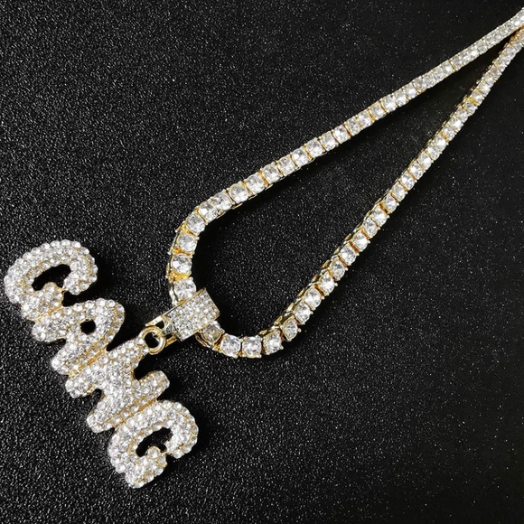 Bouvier Jewelry Other - 4 Karat Diamond Gang Pendant + Tennis Chain